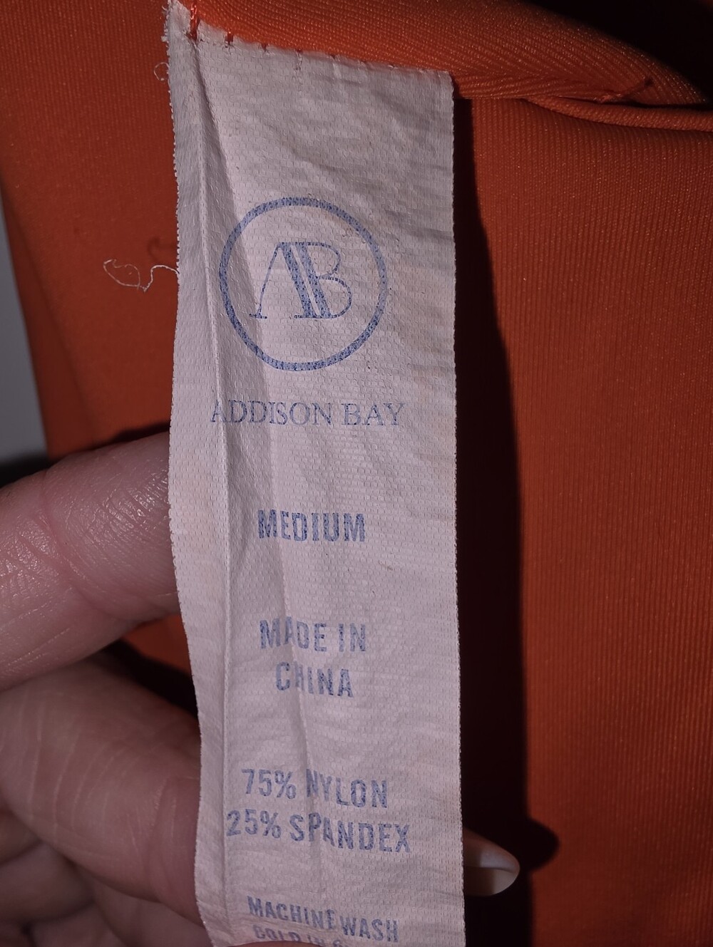 Nuuly + Addison Bay Size Medium Orange Athletic One-Piece Romper - Picture 10 of 10